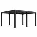 Pergola aluminiowa kwadratowa 3x3 m antracytowa